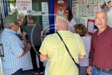 El sorteo extraordinaria de la Lotería de Navidad 2018 deja en Telde más de 4 millones de euros en premios (Foto TA)